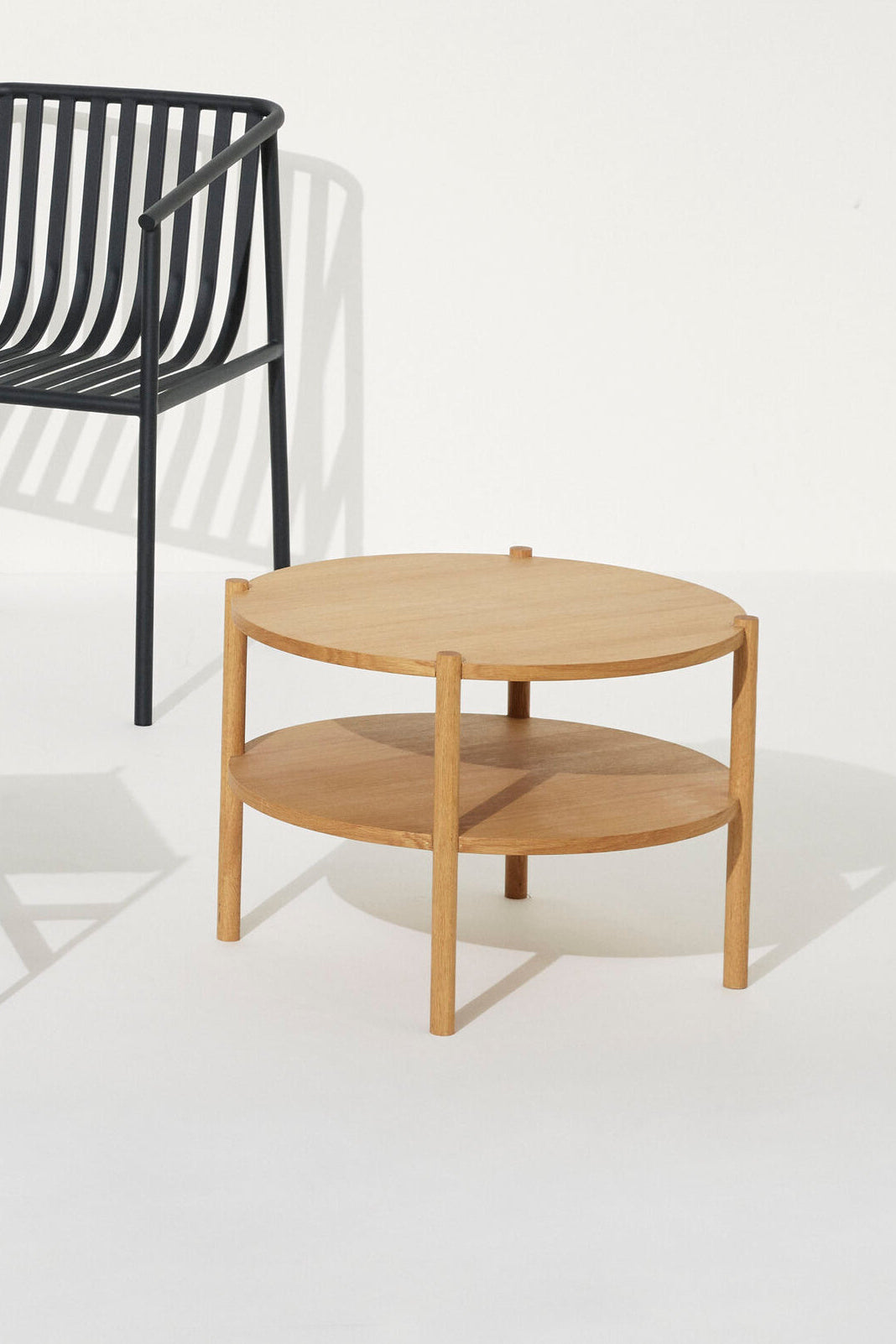 Acorn rundt sofabord, Natur - Ø64 cm